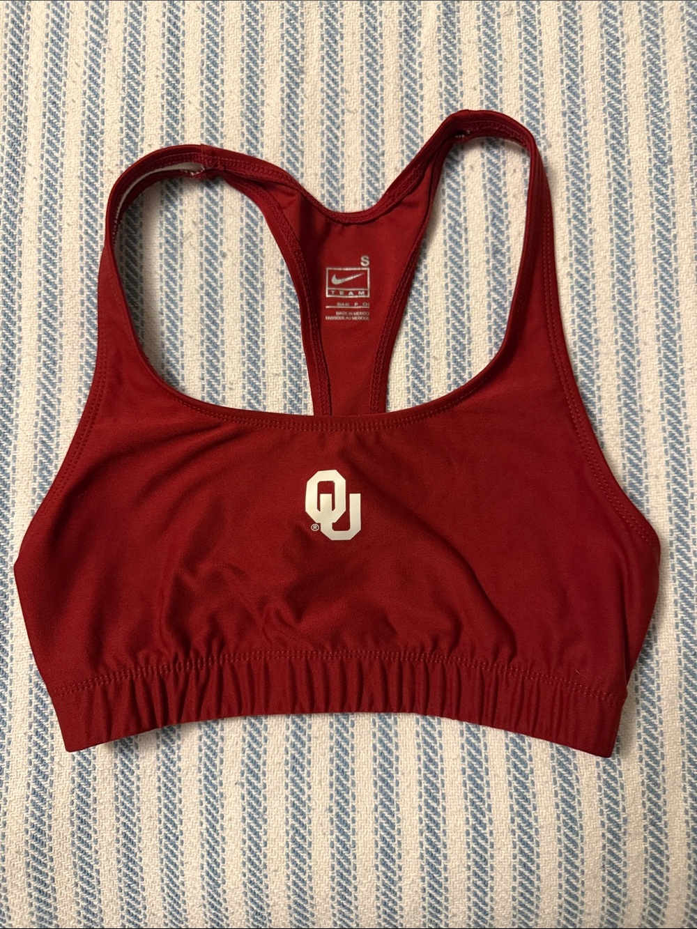 OU Oklahoma Sooners Nike Bra